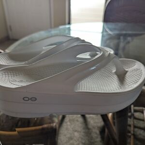 Women's White Platform Thong Sandals - Comfortable Everyday Flip Flops